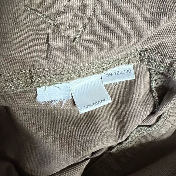 Ann Taylor Loft Khaki Green Women's Jean Skirt Size 6 - Picture 7 of 9